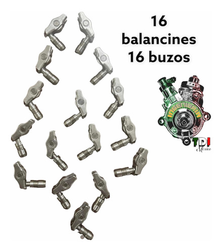 16 Pcs Balancines Con Buzos Vw Amarok Crafter Jetta 2.0 Tdi