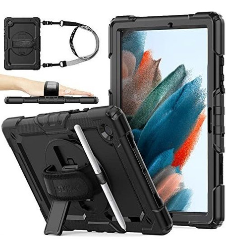 Funda Para Samsung Galaxy Tab A8 Con  Correa De Hombro