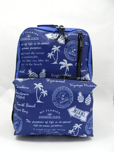 Imagen 8 de 8 de Mochila Campinox Challenger Con Porta Notebook Pasa Cables