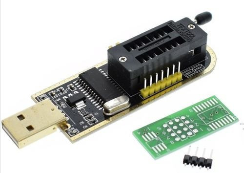 Gravador Ch341a Usb Flash Eprom Bios Spi 24x 25x