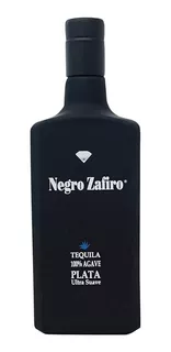 Tequila Negro Zafiro Plata Ultra Suave 100% Agave 750ml