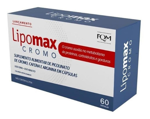 Lipomax Cromo 60 Cápsulas - Original