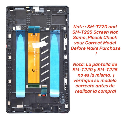 Pantalla Lcd Con Marco For Samsung Tab A7 Lite T220 T225