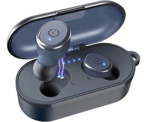 Auriculares Earbud Tozo T10 Con Estuche De Carga Blue