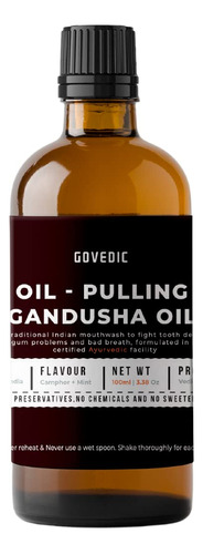 Govedic Enjuague Bucal Con Aceite | Gandusha Tailam Con Acei