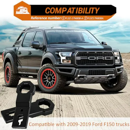 Gancho De Remolque Delantero Para Ford F-150-raptor (negro)