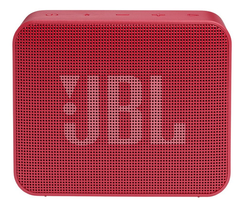 Imagen 1 de 6 de Parlante JBL Go Essential portátil waterproof con bluetooth color rojo