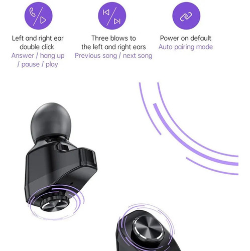 Auriculares Bluetooth 2 En 1 Para Reloj Inteligente