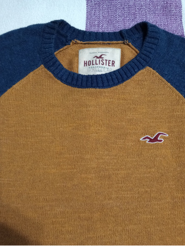  Sweater Hollister Original Talle S Hombre Algodón 