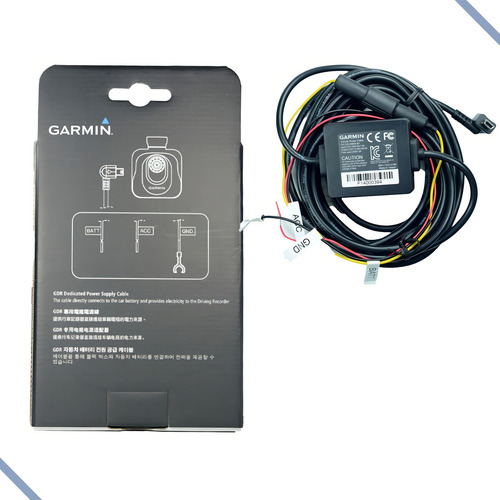 Cabo De Alimentação Garmin Para Uso Náutico Cor Preto
