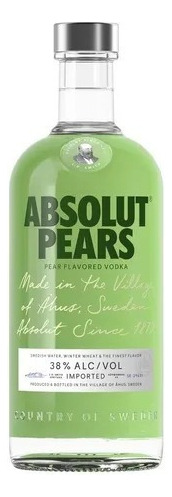 Bebida Vodka Absolut Pears Country Of Sweden 750 Ml