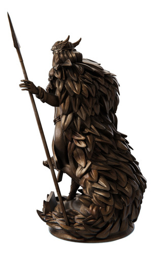 Estátua Imagem Freya Mitologia Nórdica - Versão Heróica Cor Cor Cobre Antigo