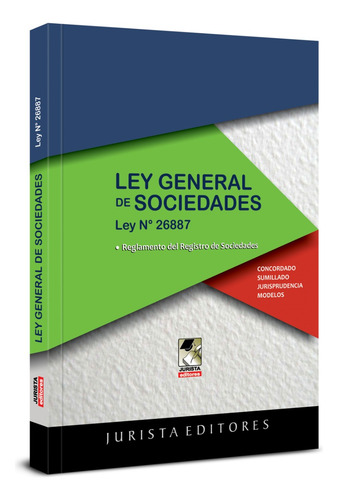 Ley General De Sociedades Ley N° 26887