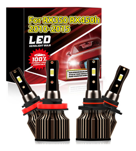 Kit De Faros Led H11 9005 Para Lexus Rx350 Rx450h 2010-2015