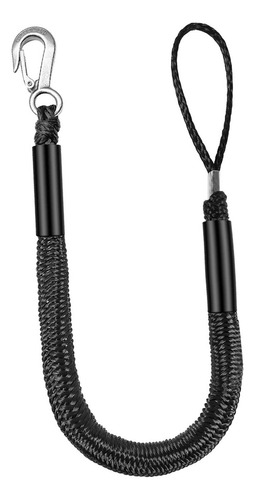 2x Anchor Bungee Dock Line Dockline Cuerda De Negro Negro