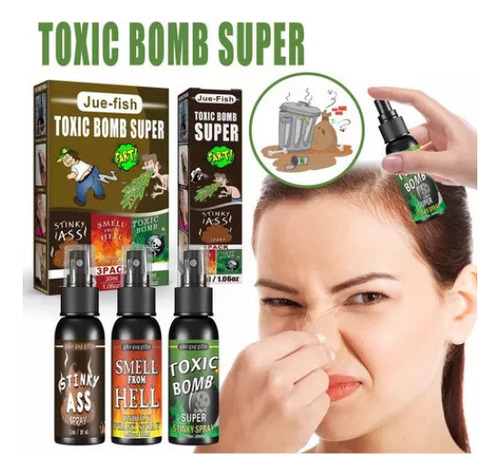 Spray De Peido, Pacote Com 3, Spray Líquido Para Peidos,