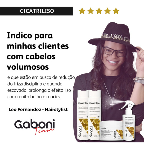 Kit Hidratação Antifrizz Shampoo + Condicionador Cicatriliso