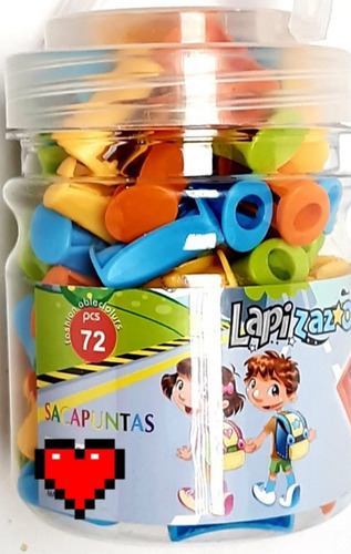 216 Sacapuntas Escolares Múlticolor 
