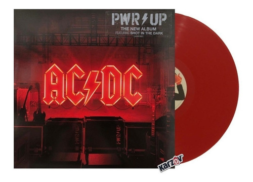 Ac / Dc Power Up Lp Acetato Vinyl / Rojo