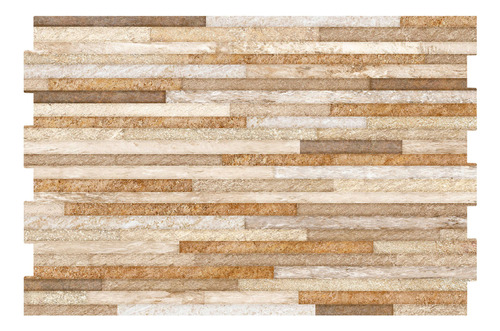 Ceramica Para Pared Decorado Poroso Diseño Piedra Beige 34x