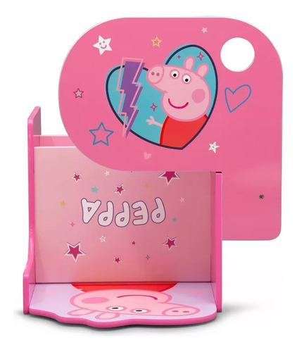Escritorio Pupitre De Madera Infantil Peppa Pig