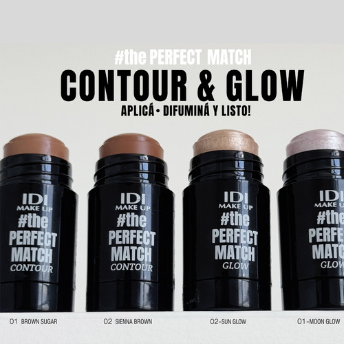 Contorno En Barra Contour Perfect Match Idi Make Up 5g