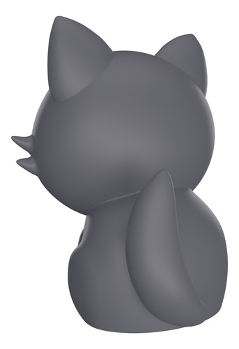 Gato Chibi Para Personalizar Impresión 3d Resina 10cm