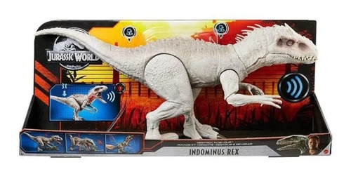 Imagen 5 de 5 de Indominus Rex Jurassic World C/sonido Luz Dinosaurio Mattel
