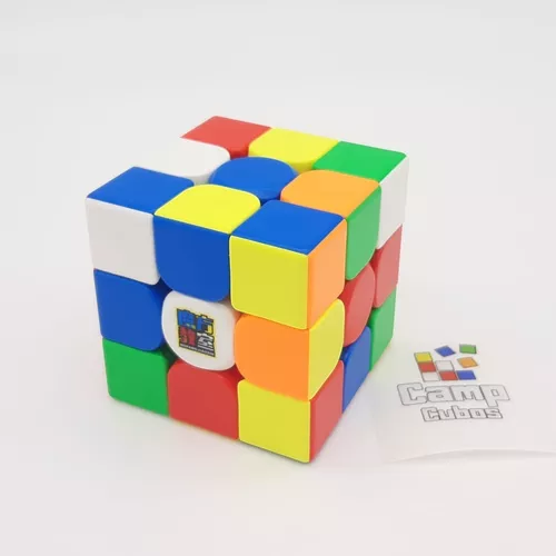 Cubo Mágico 3x3x3 Meilong M Magnético Profissional Cor Da