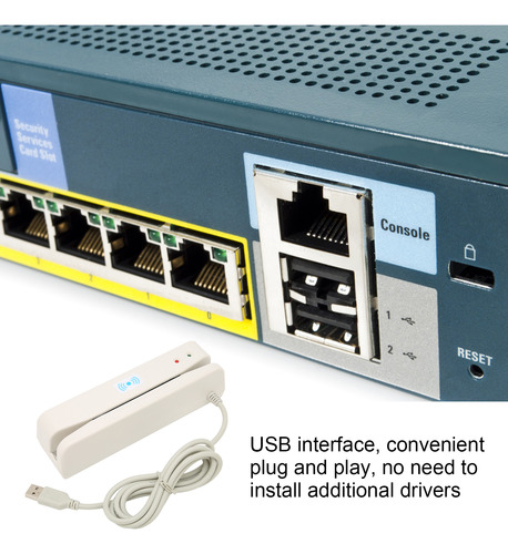 Tarjeta De Crédito Skimmer Swiper, Ligera, Interfaz Usb De 2