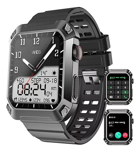 Reloj Inteligente Militar Para Hombre (responder/llamar) A