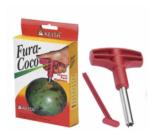 Fura Coco Furador Perfurador Fura Coco Prático Promoção