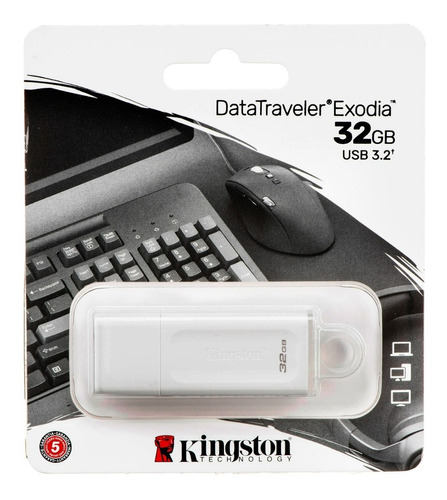 Memoria Usb 32gb Kingston Exodia Usb 3.2/3.1/3.0