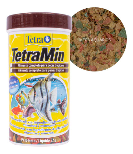 Ração Para Peixes Ornamentais Tetramin Flocos 52g 