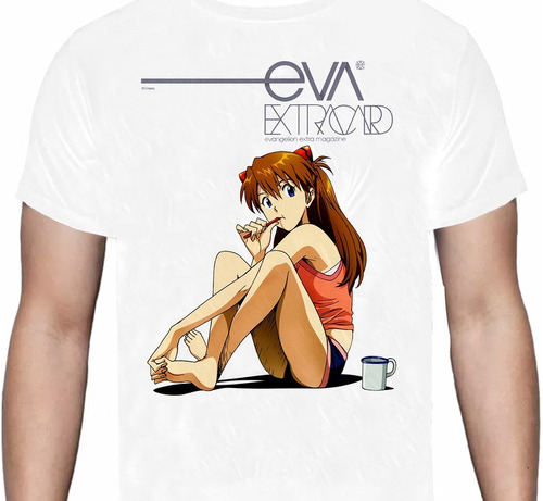 Evangelion Asuka Sentada - Polera - Cyco Records