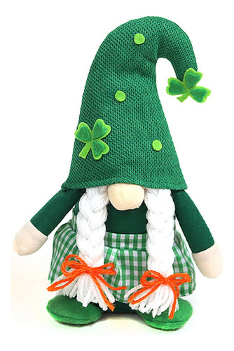 Muñeca Y San Patricio Para El Hogar, Navidad, Decoración De