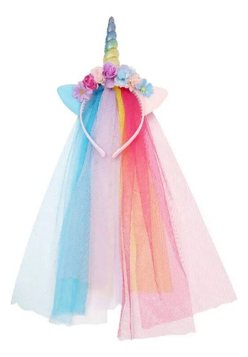 Vestido De Unicornio Para Niñas  Con Apliques De Flores  Ves