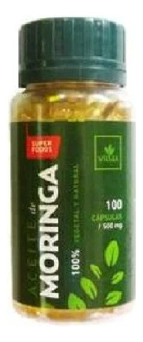 Aceite De Moringa 500mg Protector De Hígado 100 Capsulas