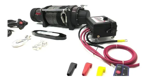 Winche Eléct. 9500 Libras 12v Poila F/carbono Envio Gratis