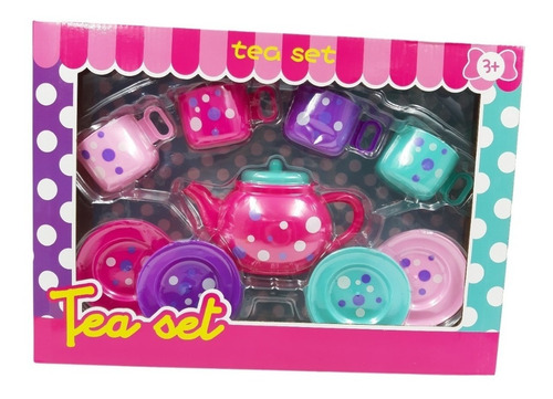 Juego Tazas De Te Con Teteras En Caja Para Niñas De Ositos