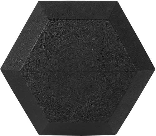 2 Mancuernas Hex Dumbells Caucho 20 Lb (9 Kg) C/u Sin Logo.