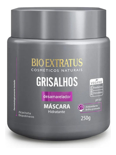 Mascara Cabelos Grisalhos 250gr Bio Extratus