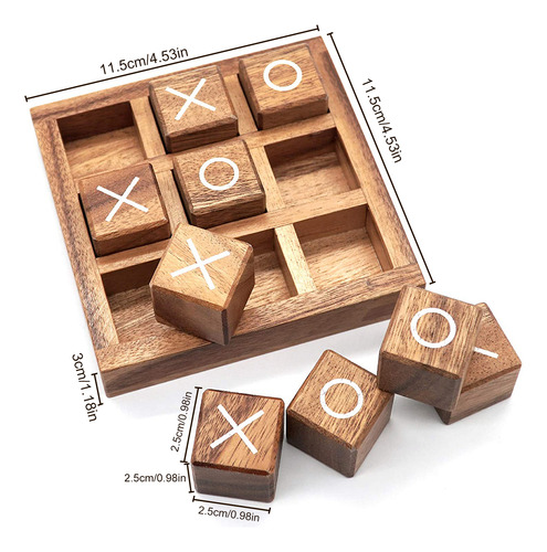 Juego De Mesa Xo Wood, Juguete De Ocio Para Padres E Hijos