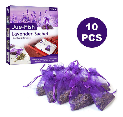 Saquinhos Perfumados De Lavanda, 10 Unidades, Pacotes De Fra