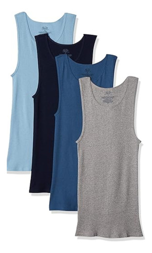 8 Pz Pack Fruit Of The Loom Camiseta Color Caballero Bl2601