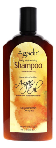 Champú Agadir Con Aceite De Argán Hidratante Diario, 370 Ml,