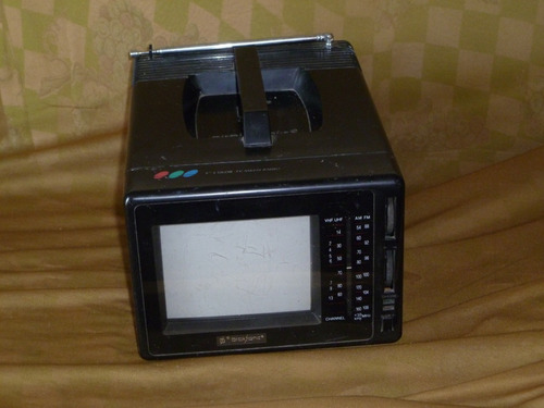 Mini Tv Televisão Broksonic 5 Polegadas Colorida Anos 90 (Usado)