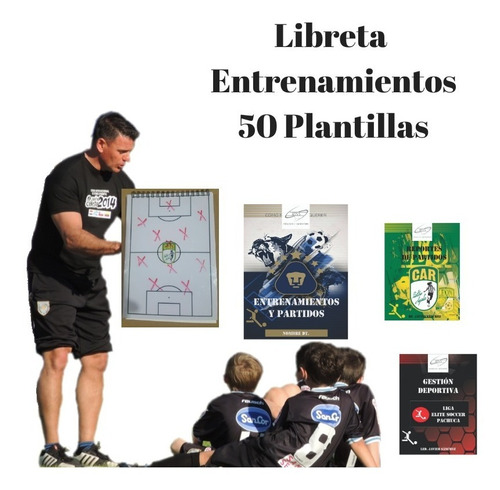 Libreta Para Entrenadores 50 Hojas (personalizada)