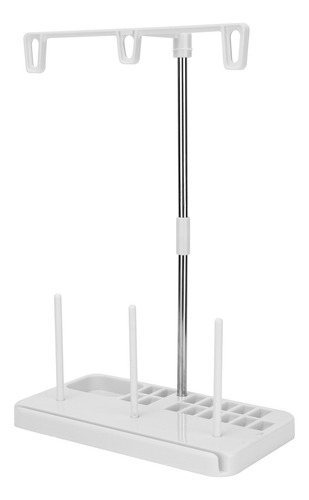 Soporte De Hilo Blanco Con 3 Bobinas, Soporte Para Costura D
