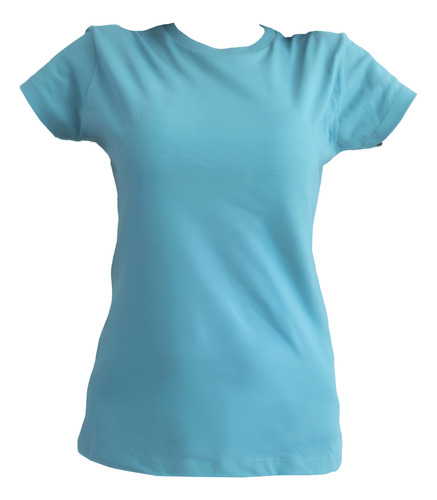 Playera Niña Cuello Redondo Manga Corta 100% Algodón Cómoda